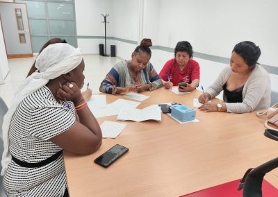 Taller de herramientas audiovisuales para la incidencia social y política de las mujeres migrantes. Alianza-ActionAID